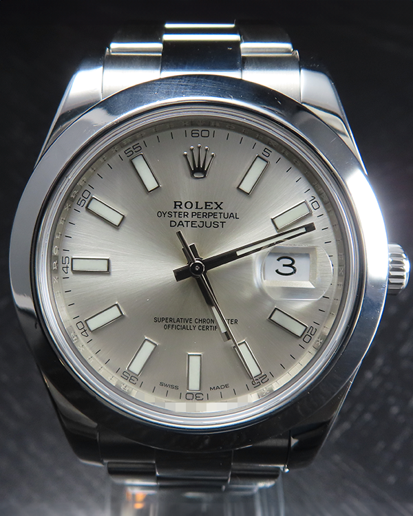 Rolex Datejust II 41MM Sunburst Dial Steel Bracelet (116300)