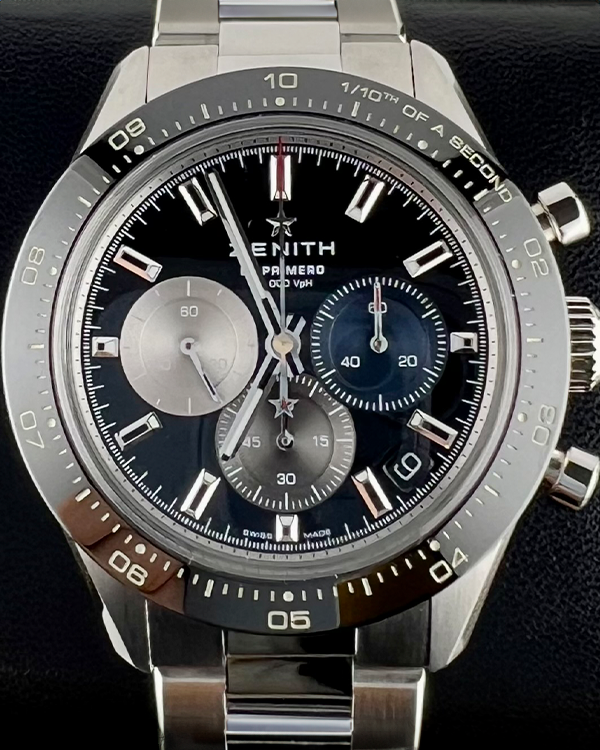 2023 Zenith Chronomaster Sport 41MM Black Dial Steel Bracelet (03.3100.3600/21.M3100)