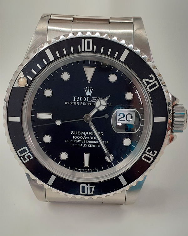 1997 (U Serial) Rolex Submariner Date 40MM Black Dial Steel Bracelet (16610)