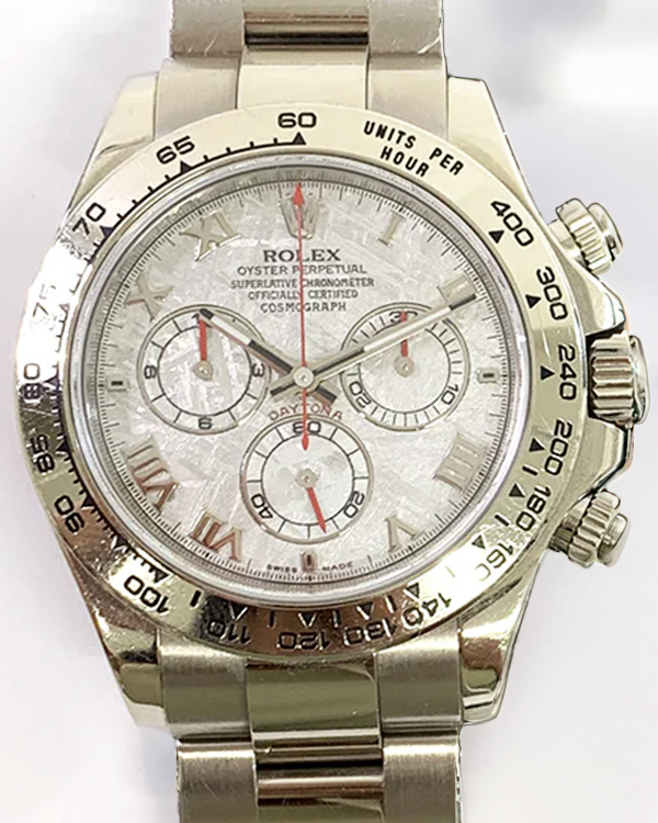 2011 Rolex Cosmograph Daytona 40MM Meteorite Dial Oyster Bracelet (116509)