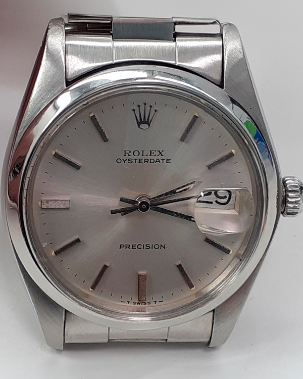 Rolex Oyster Precision 34MM Silver Dial Oyster Bracelet (6694)