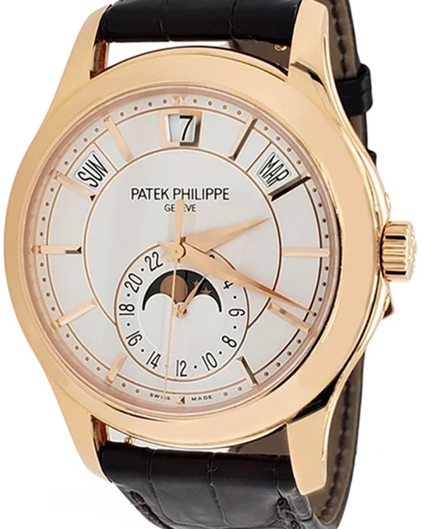 2019 Patek Philippe Annual Calendar 40MM White Dial Leather Strap (5205R-001)