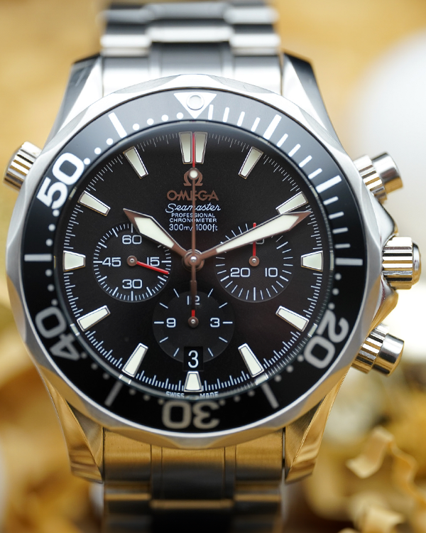 No Reserve - Omega Seamaster Diver 300M 41.5MM Black Dial Steel Bracelet (2594.52.00)