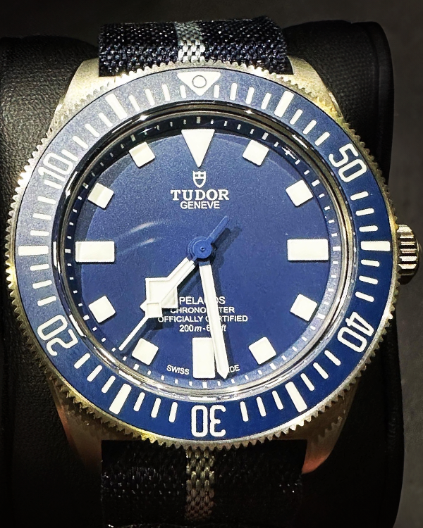 Tudor Pelagos FXD 42MM Blue Dial Textile Strap (25707B/23)