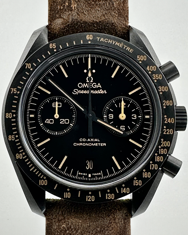 2022 Omega Speedmaster Dark Side of the Moon 44.25MM Black Dial Leather Strap (311.92.44.51.01.006)