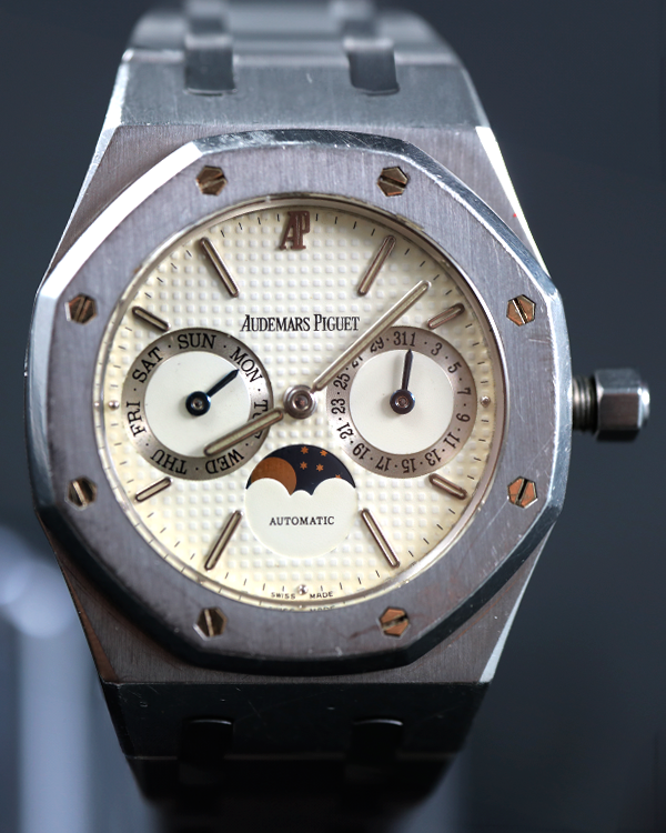 Audemars Piguet Royal Oak Day-Date "Owl" 36MM White Dial Steel Bracelet (25594ST.O.0789ST.01)