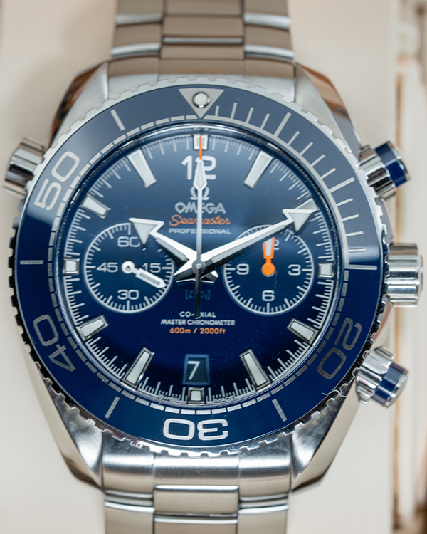 Omega Seamaster Planet Ocean 45.5MM Blue Dial Steel Bracelet (215.30.46.51.03.001)