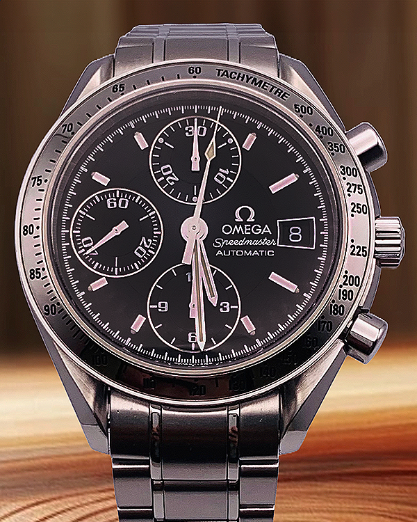 Omega Speedmaster Date 39MM Black Dial Steel Bracelet (3513.50.00)