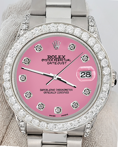 Rolex Datejust 31MM Aftermarket Pink Dial Oyster Bracelet (78240)