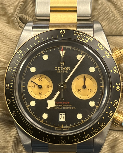 2023 Tudor Black Bay Chrono S&G 41MM Black Dial Two-Tone Bracelet (M79363N)