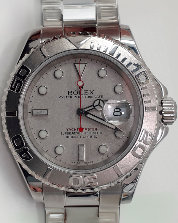 2000 (P Series) Rolex Yacht-Master 40MM Silver Dial Steel Bracelet (16622)