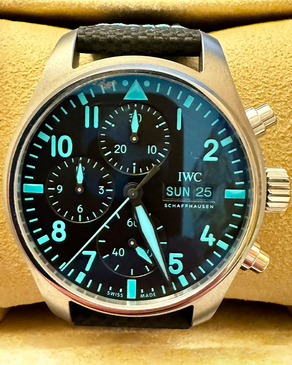 2023 IWC Pilot "Mercedes AMG Petronas Formula One Team" 41MM Black Dial Textile Strap (IW388108)