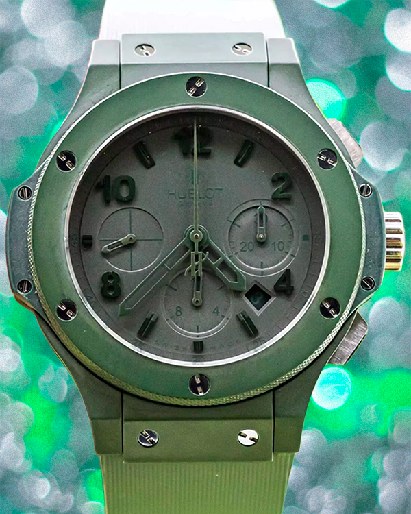 Hublot Big Bang 44MM Green Dial Rubber Strap (301.GI.5290.RG)