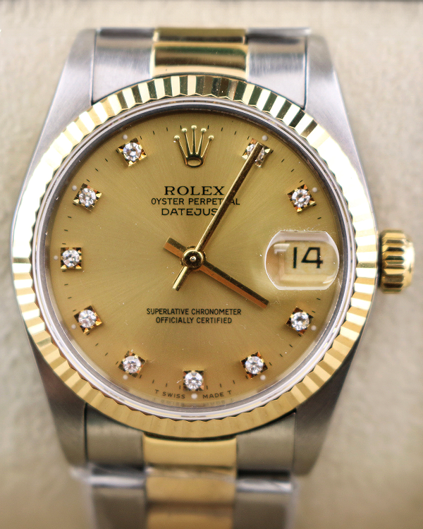 Rolex Datejust 31MM Champagne Dial Two-Tone Bracelet (68273)