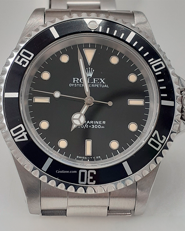 Rolex Submariner No-Date 40MM Black Dial Steel Bracelet (114060)