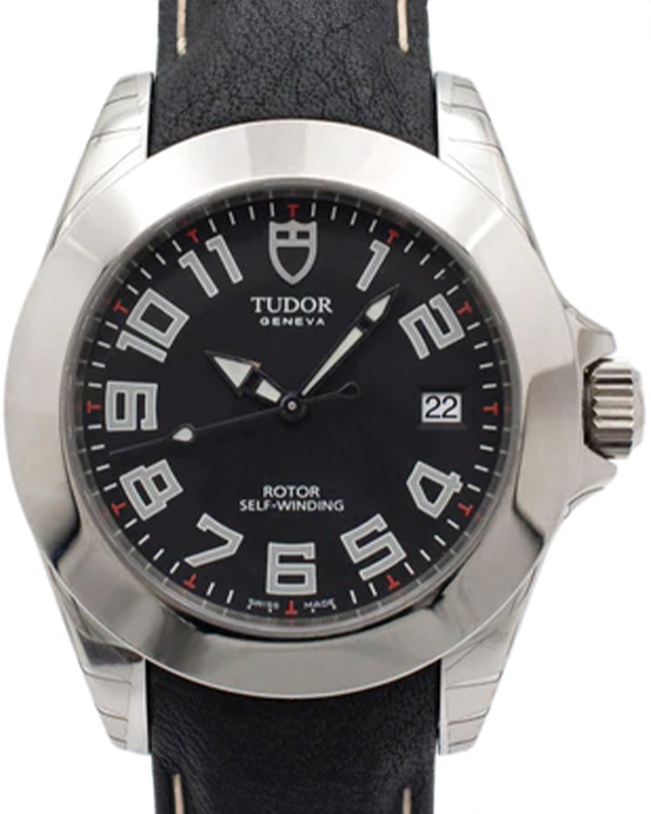 2022 Tudor Prince Date 39MM Black Dial Leather Strap (79410P)