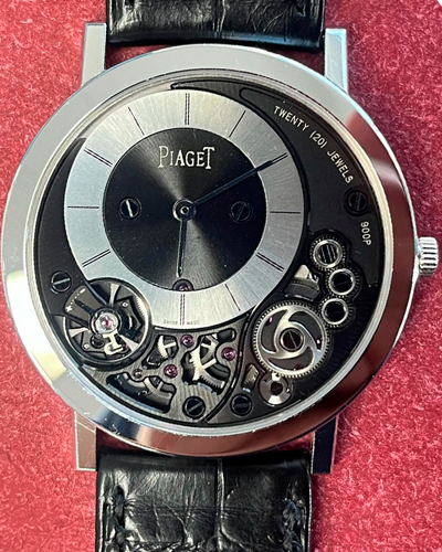 Piaget Altiplano Ultimate 38MM Skeleton Dial Leather Strap (G0A39111)