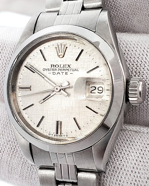 Rolex Oyster Perpetual 26MM Silver Dial Steel Bracelet (6916)