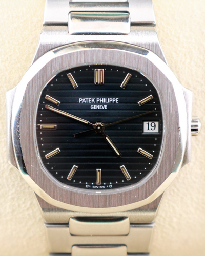 Patek Philippe Nautilus 33MM Quartz Blue Dial Steel Bracelet (3900/1A)