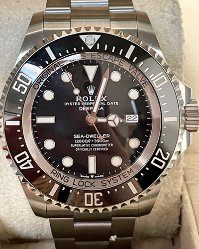 2021 Rolex Sea-Dweller Deepsea 44MM Black Dial Oyster Bracelet (126660)