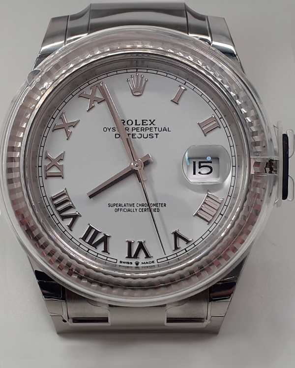 Rolex Datejust 41MM White Dial Oyster Bracelet (126334)