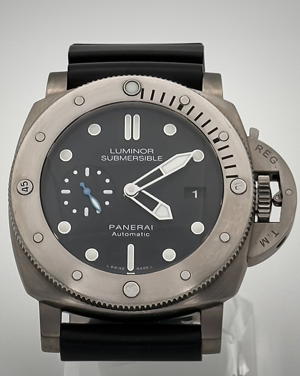 Panerai Luminor Submersible 1950 3 Days 47MM Black Dial Rubber Strap (PAM01305)