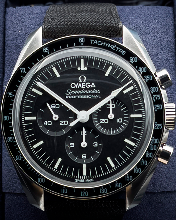 2022 Omega Speedmaster Professional Moonwatch 42MM Black Dial Textile Strap (310.32.42.50.01.001)