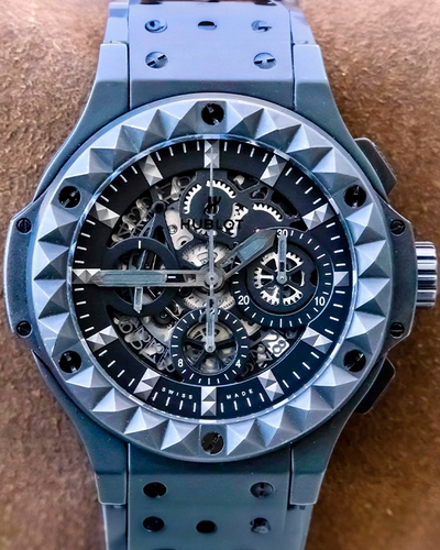 Hublot Big Bang "Depeche Mode" 44MM Skeleton Dial Rubber/Leather Strap (311.CI.1170.VR.DPM13)