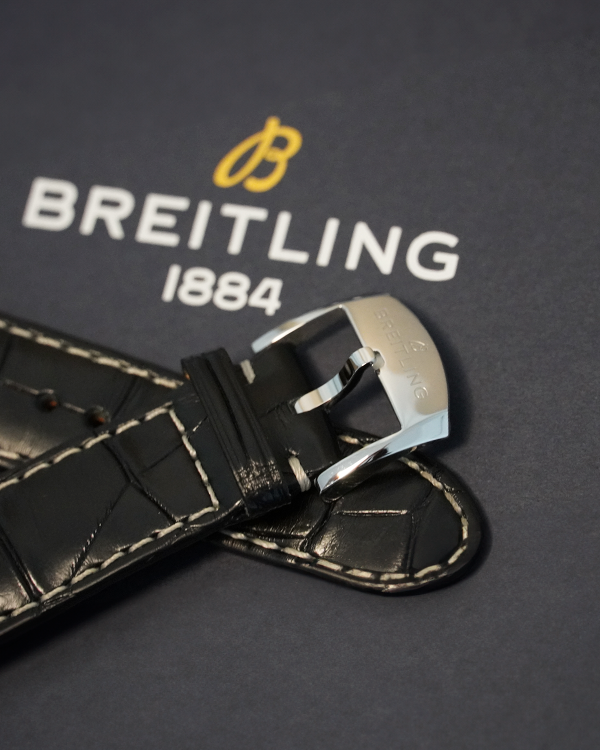 Navitimer Strap 2021 Breitling Navitimer 38MM Black Dial Leather Strap (A17325) – Grailzee