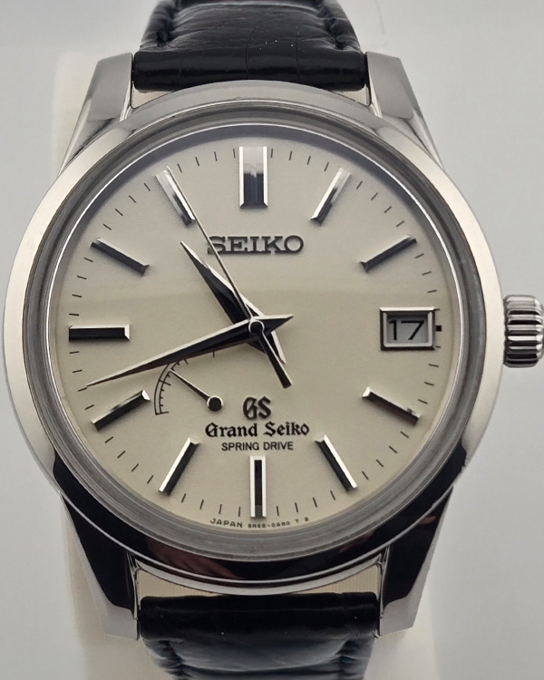 Grand Seiko Elegance Collection 40.2MM Silver Dial Leather Strap (SBGA293)