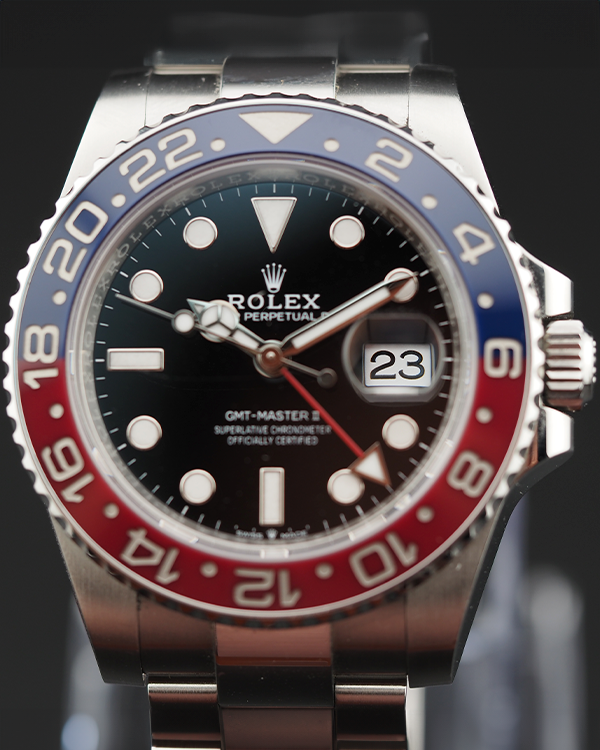 2023 Rolex GMT-Master II "Pepsi" 40MM Black Dial Oyster Bracelet (126710BLRO)