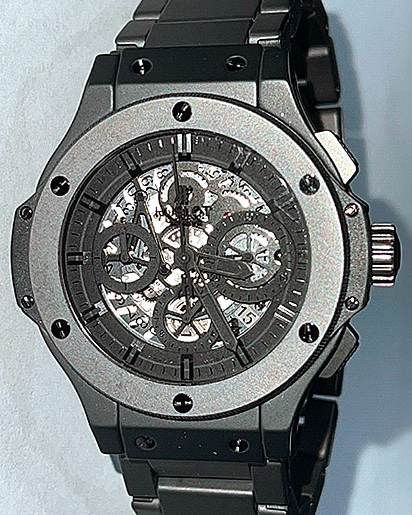 Hublot Big Bang Aero Bang 44MM Skeleton Dial Ceramic Bracelet (311.CI.1110.CI)