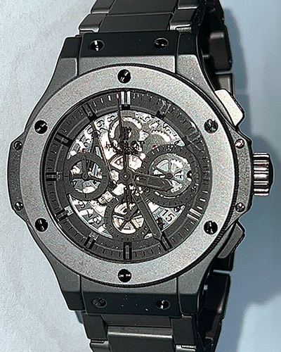 Hublot Big Bang Aero Bang 44MM Skeleton Dial Ceramic Bracelet (311.CI.1110.CI)