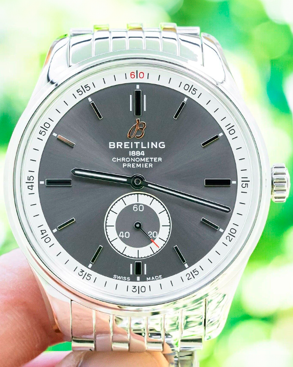 2020 Breitling Premier Automatic 40MM Grey Dial Steel Bracelet (A37340351B1A1)