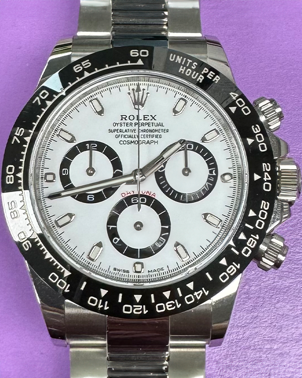 2020 Rolex Cosmograph Daytona "Panda" 40MM White Dial Oyster Bracelet (116500LN)