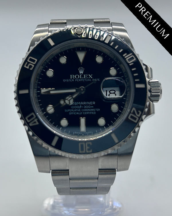 2018 Rolex Submariner Date 40MM Black Dial Oyster Bracelet (116610LN)