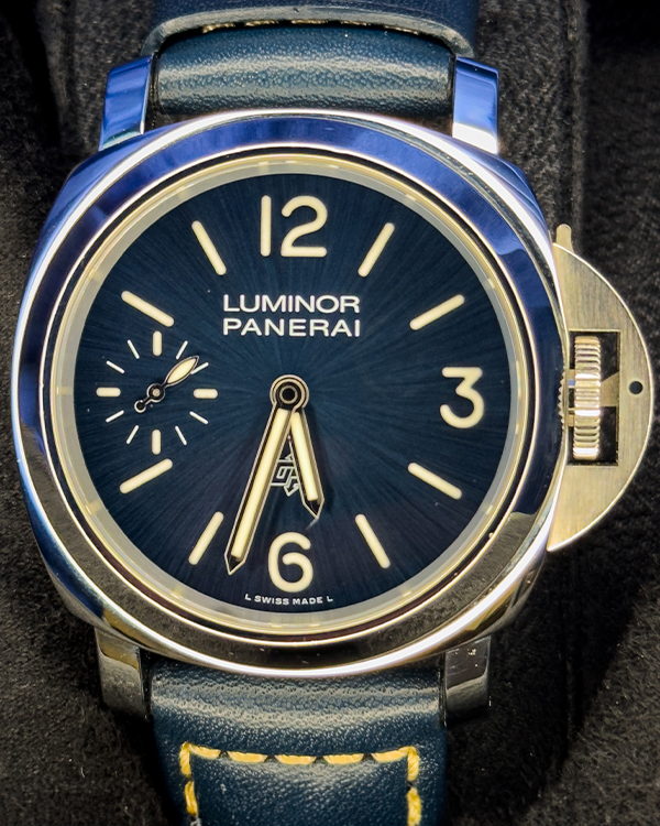 2022 Panerai Luminor 44MM Blue Dial Leather Strap (PAM01085)