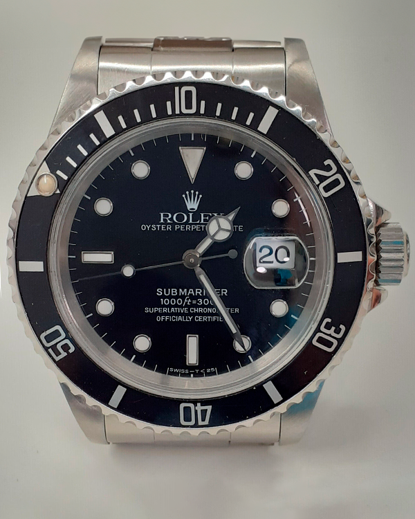 1997 (U Serial) Rolex Submariner Date 40MM Black Dial Steel Bracelet (16610)