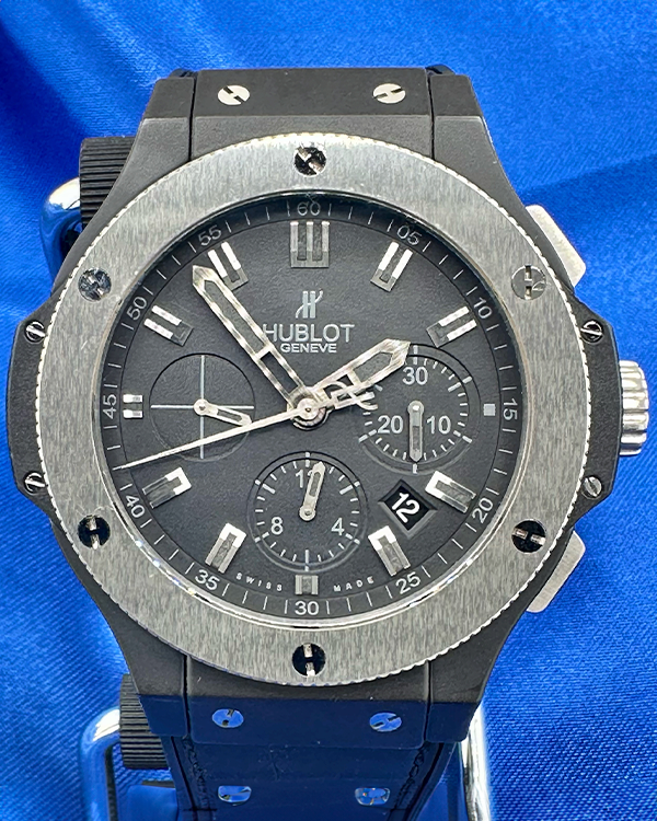 Hublot Big Bang 44MM Black Dial Rubber Strap (301.CK.1140.RX)