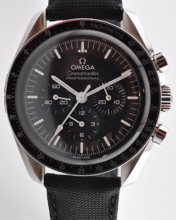 2022 Omega Speedmaster Moonwatch Professional 42MM Black Dial Textile Strap (310.32.42.50.01.001)