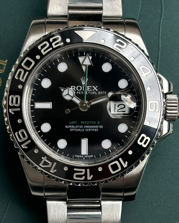 Rolex GMT-Master II 40MM Black Dial Oyster Bracelet (116710LN)