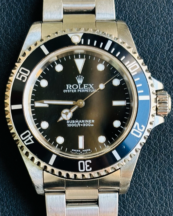 2002 Rolex Submariner No-Date 40MM Black Dial Oyster Bracelet (14060)