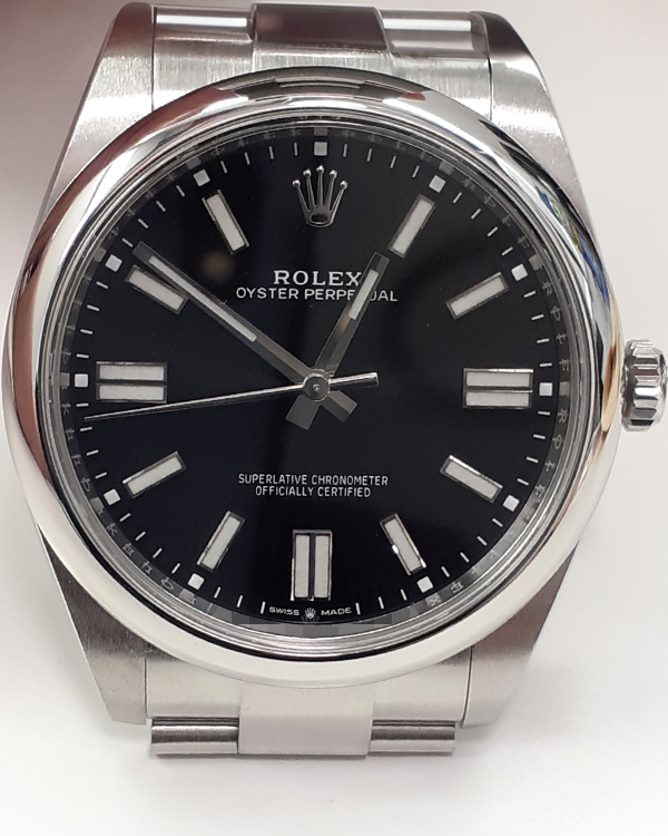 2023 Rolex Oyster Perpetual 41MM Black Dial Oyster Bracelet (124300)