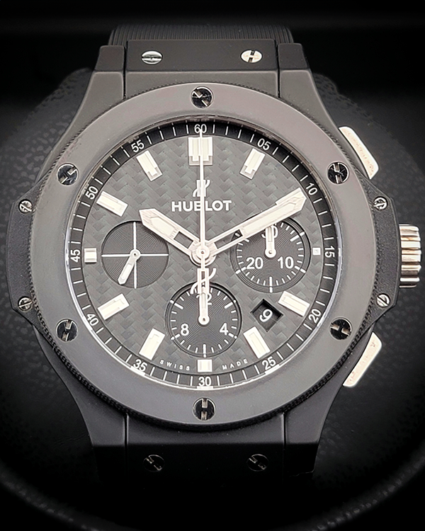 2018 Hublot Big Bang Black Magic 44MM Black DIal Rubber Strap (301.CI.1770.RX)