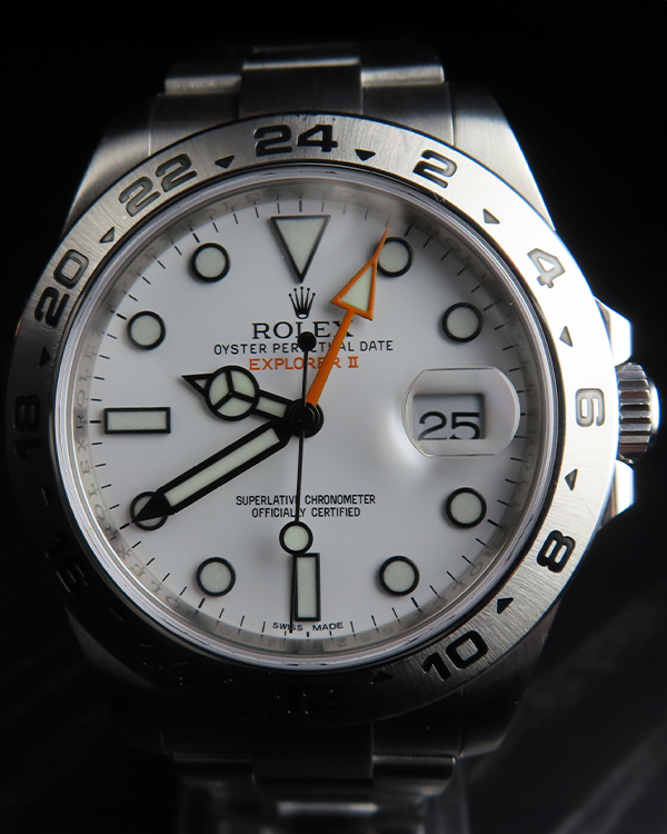 Rolex Explorer II "Polar" 42MM White Dial Steel Bracelet (226570)