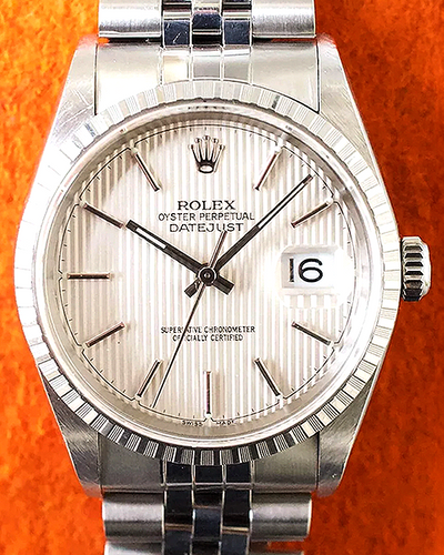 Rolex Datejust 36MM Silver Dial Jubilee Bracelet (16220)