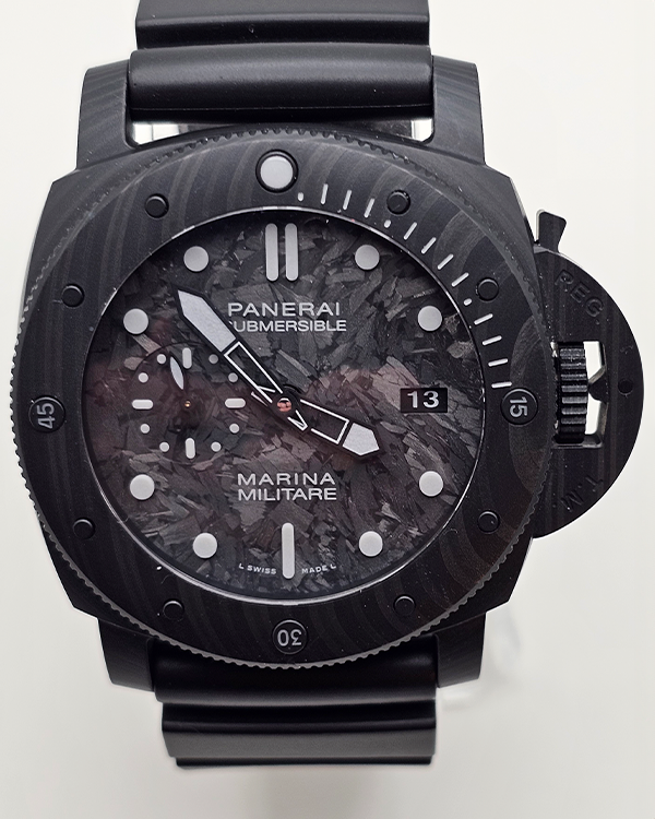 Panerai Luminor Submersible 47MM Black Dial Rubber Strap (PAM00979)