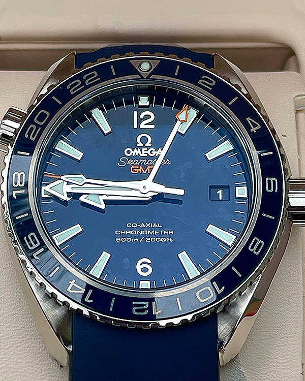 2023 Omega Seamaster Planet Ocean 600M 43.5MM Blue Dial Rubber Strap (232.92.44.22.03.001)