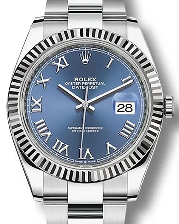 2011 Rolex Datejust II 41MM Blue Dial Oyster Bracelet (116334)