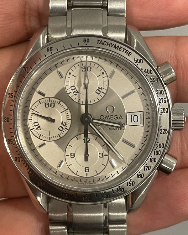 Omega Speedmaster Date 39MM Silver Dial Steel Bracelet (3513.30.00)